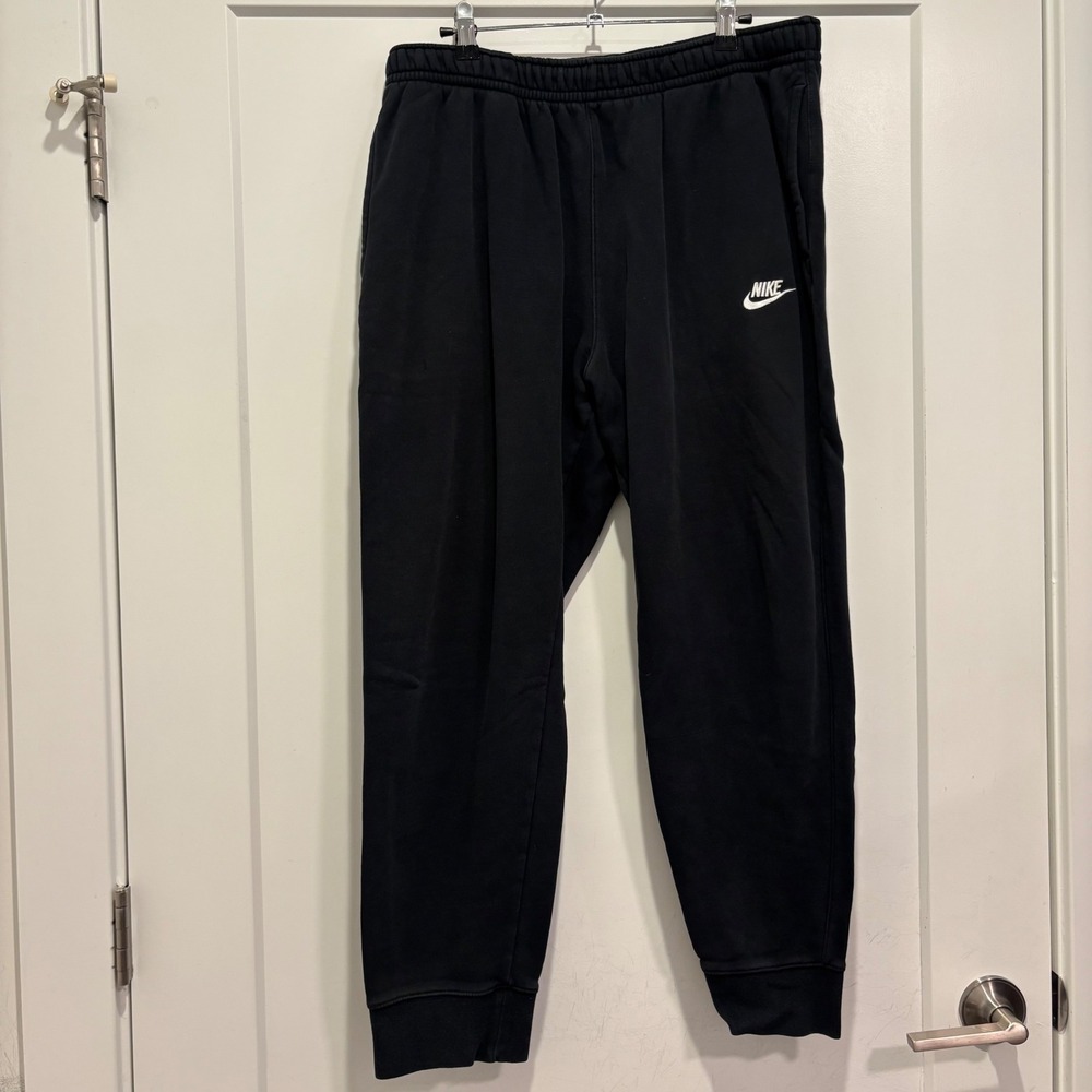 Nike Sportswear Club Fleece Joggers Mens XL Black Sweatpants BV2671-010